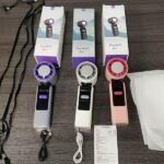 K801 High-Speed Ice Cooling Handheld Fan with Digital Display – 199-Speed Foldable Turbo Cooling Fan