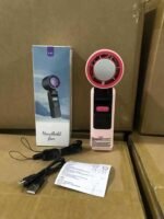 K801 High-Speed Ice Cooling Handheld Fan with Digital Display – 199-Speed Foldable Turbo Cooling Fan - Image 4