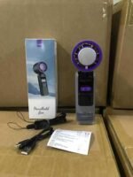 K801 High-Speed Ice Cooling Handheld Fan with Digital Display – 199-Speed Foldable Turbo Cooling Fan - Image 3